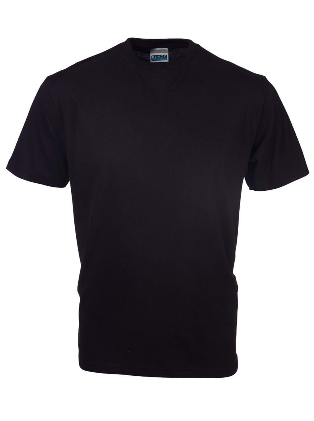 165G Crew Neck T-Shirt - Black