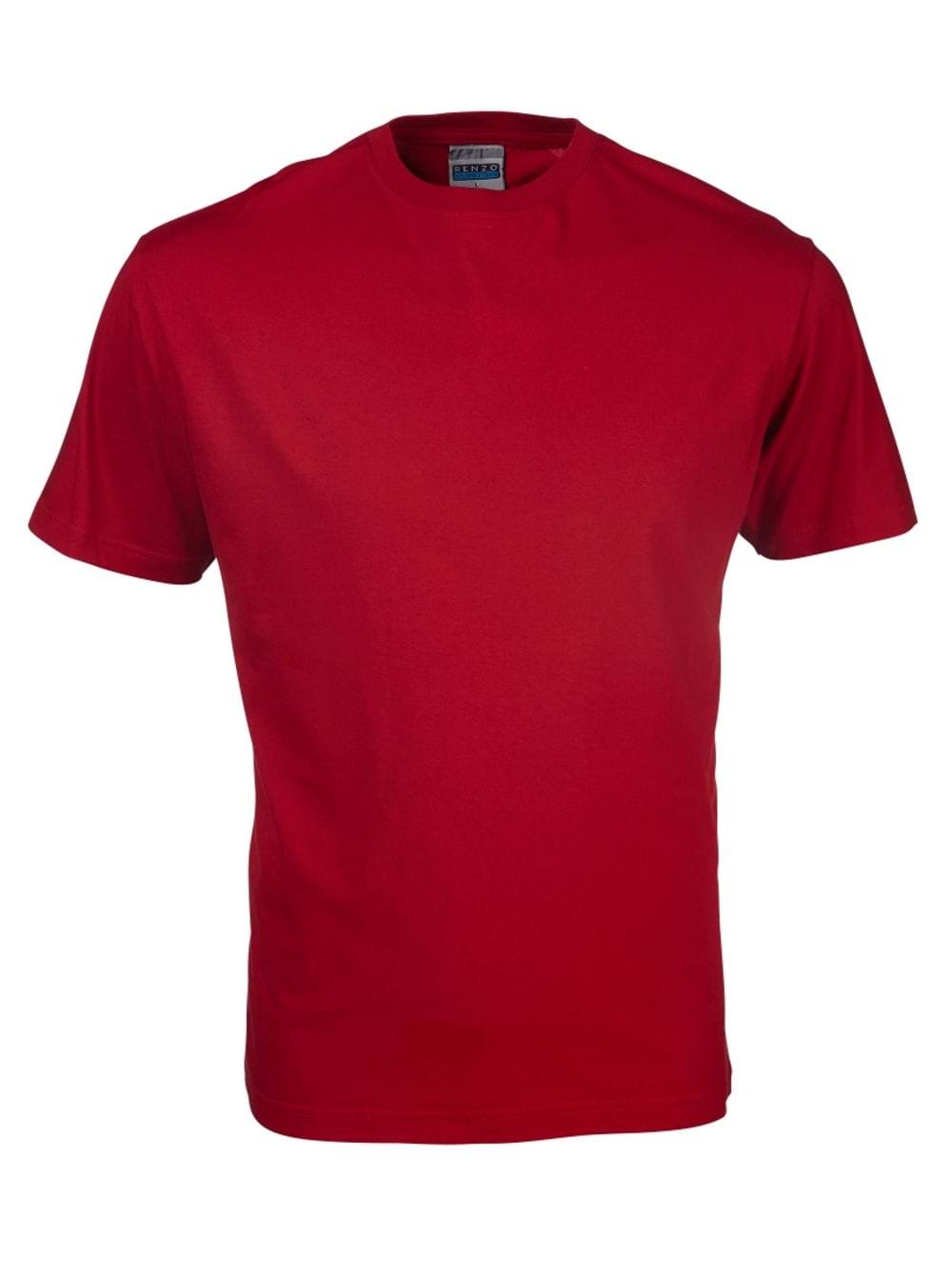 165G Crew Neck T-Shirt - Cerise Red