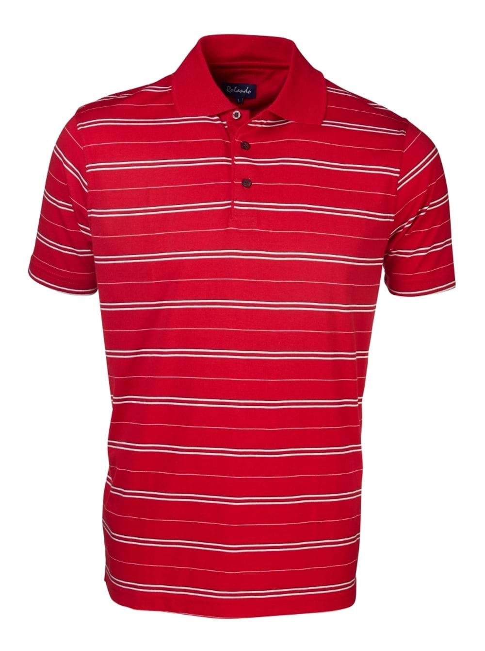 Mens Cotswold Golfer - Red/White/Black