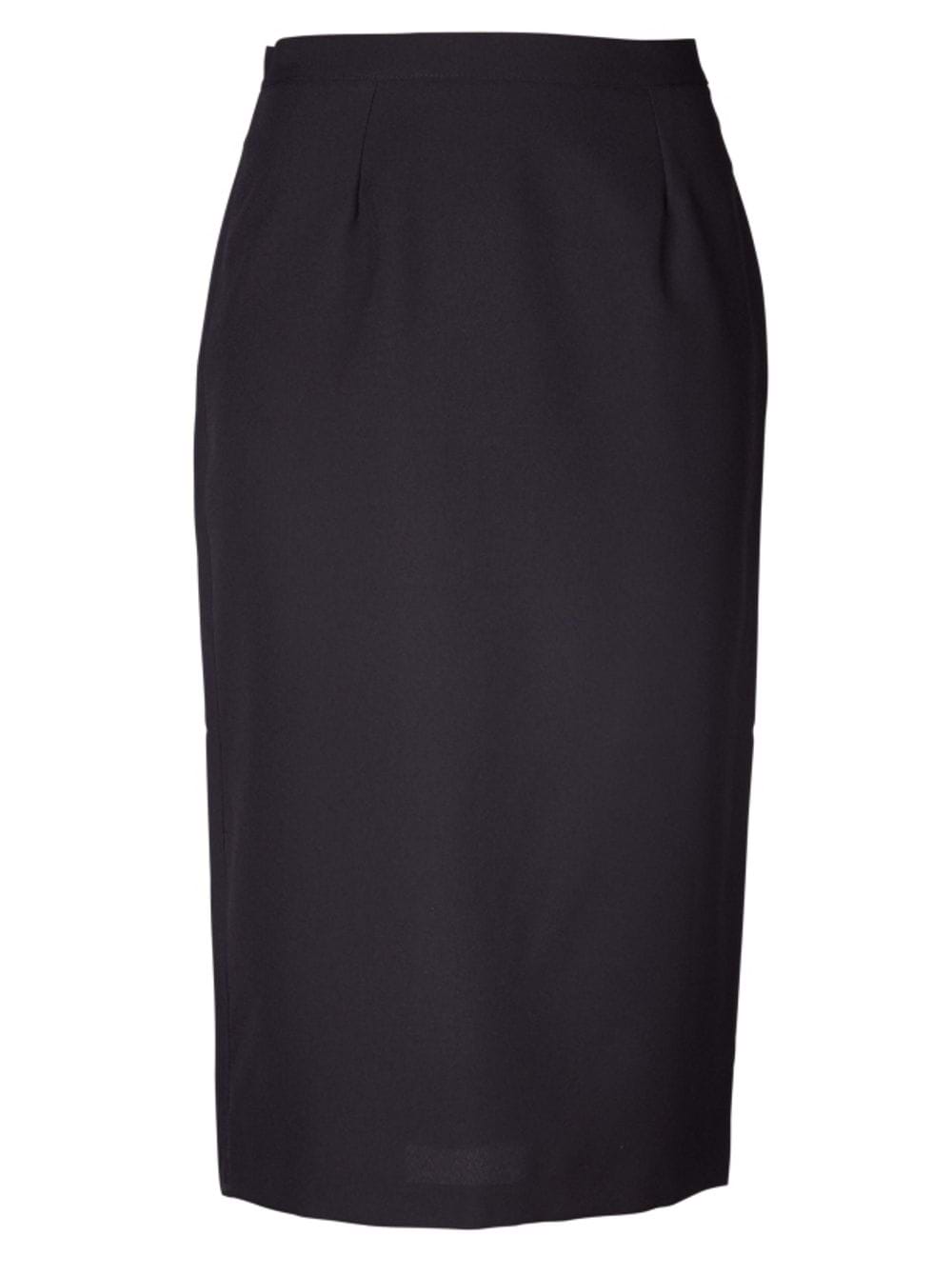 Claire Pencil Long Skirt - Black