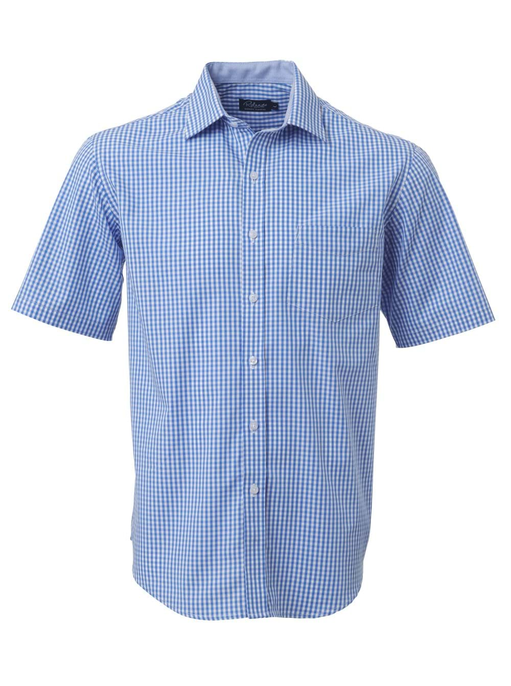 Mens Kingsley K235 S/S Shirt - Blue | Rolando Clothing South Africa