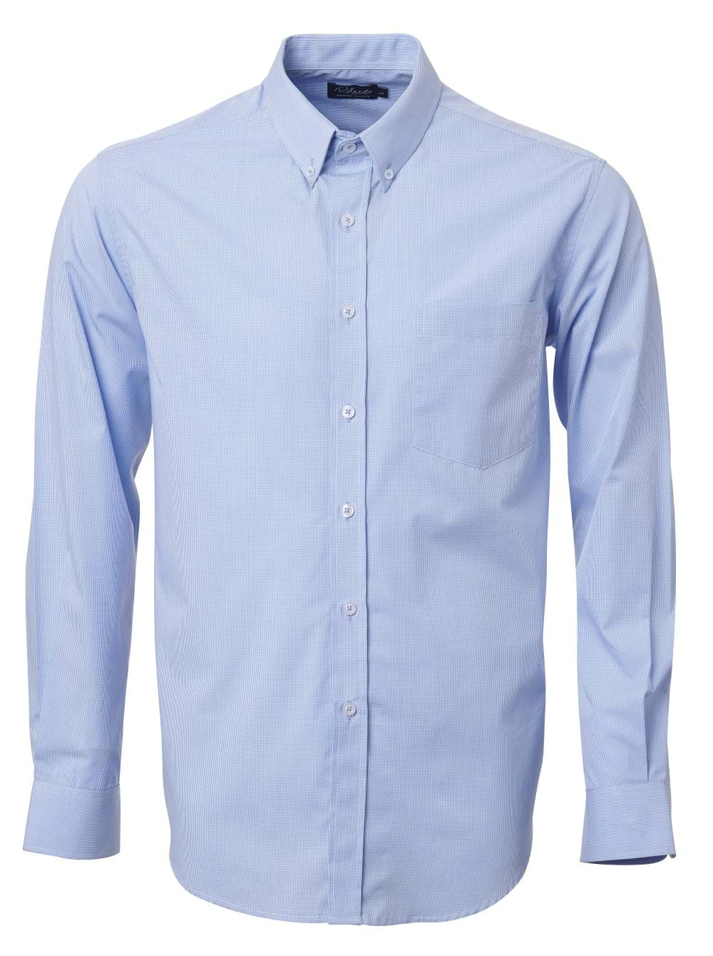 Mens Windsor K236 L/S Shirt - Sky | Rolando Clothing South Africa