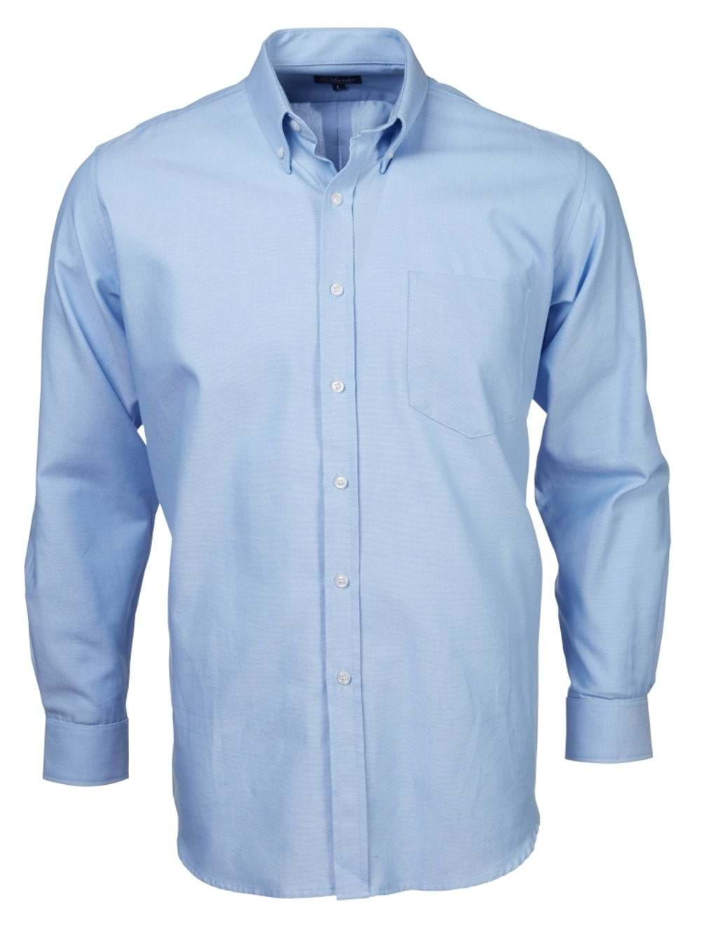 Mens Oxford 371 L/S Shirt - Blue | Rolando Clothing South Africa